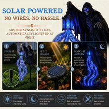 Solar Animated Reaper Garden Stake