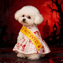 Halloween Blood Print Dog Costume