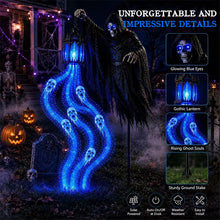Solar Animated Reaper Garden Stake