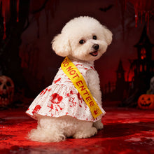 Halloween Blood Print Dog Costume
