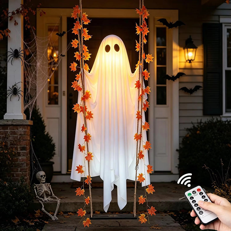 4.4FT LED Hanging Ghost – Remote Control