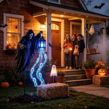 Solar Animated Reaper Garden Stake