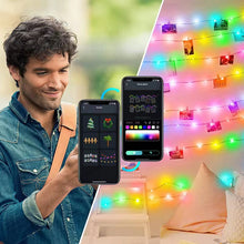 Smart RGB Christmas String Lights – App & Remote Control