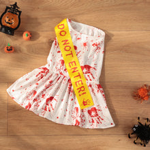 Halloween Blood Print Dog Costume