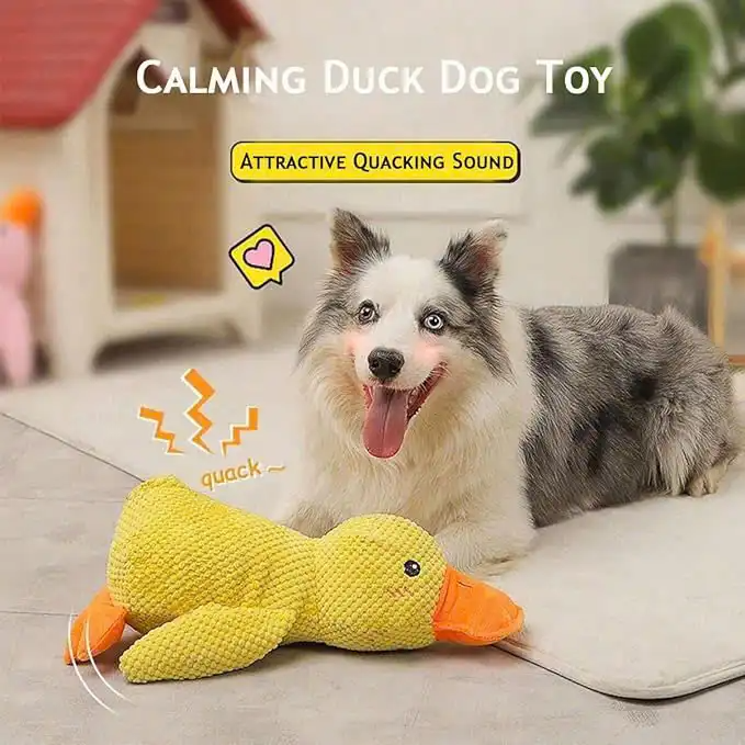 Duck Plush Toy for Dogs & Cats