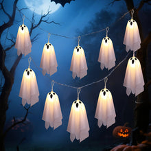 Halloween Ghost String Lights – 8 Modes & Remote