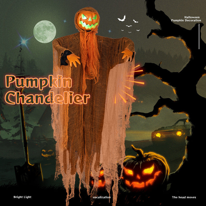 Rotating Light & Sound Pumpkin Prop