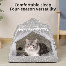 Canvas Teepee Bed for Dogs & Cats