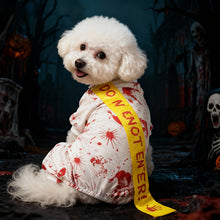 Halloween Blood Print Dog Costume
