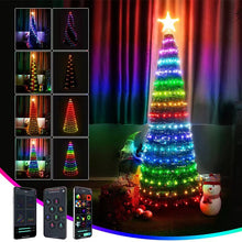 Smart RGB Christmas String Lights – App & Remote Control