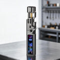 Windproof Torch Lighter with LED Display & Bottle Opener — product view 1