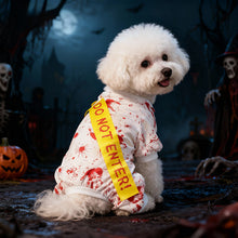 Halloween Blood Print Dog Costume