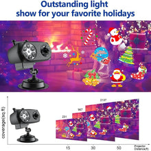 Holiday Projection Light – 10 Slides, Remote & Timer