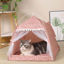 Canvas Teepee Bed for Dogs & Cats