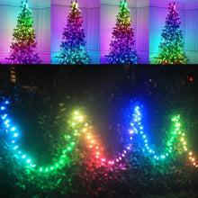 Smart RGB Christmas String Lights – App & Remote Control