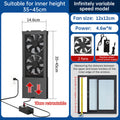 No-Drill Telescopic Window Exhaust Fan — product view 6