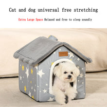 Washable House-Style Pet Bed