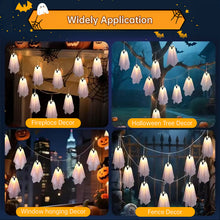 Halloween Ghost String Lights – 8 Modes & Remote