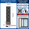 No-Drill Telescopic Window Exhaust Fan — product view 4