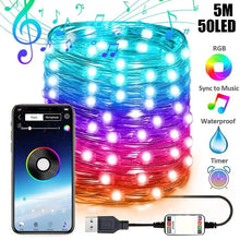 Smart RGB Fairy Lights – App Control & Music Sync